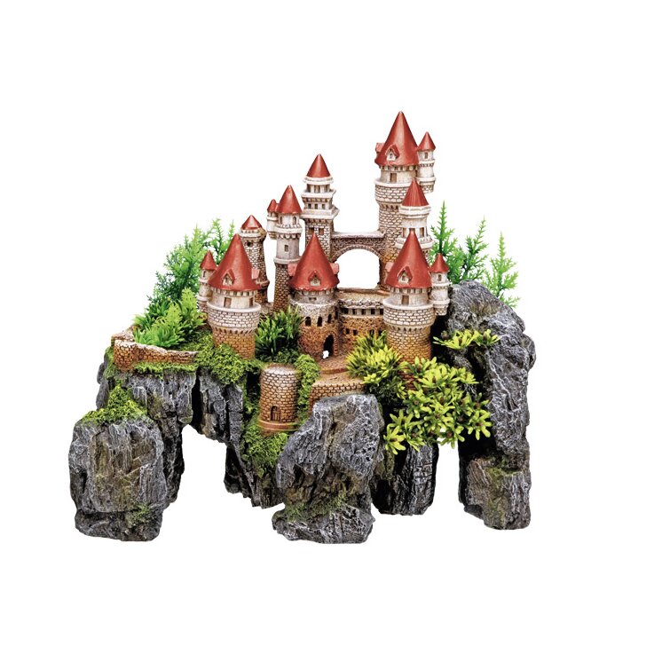 NOBBY Aqua Ornaments "SCHLOSS" mit Pflanzen