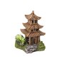 NOBBY Aqua Ornaments "ASIATISCHER TEMPEL" mit Pflanzen, 10 x 9 x 14,5 cm