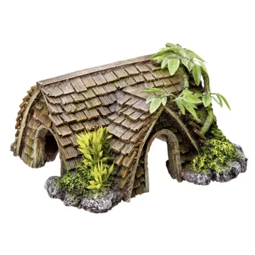 NOBBY Aqua Ornaments "H&Uuml;TTE" mit Pflanzen,...