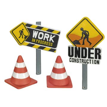 NOBBY Aqua Ornaments "SET BAUSTELLE", 6 - 11 cm