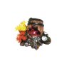 NOBBY Aqua Ornaments "FASS MIT SCHATZ" mit LED, 16,2 x 12,5 x 12,5 cm