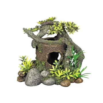 NOBBY Aqua Ornaments "HOLZ MIT VERSTECK" mit...