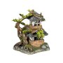 NOBBY Aqua Ornaments "HAUS MIT BONSAI" mit Pflanzen, 17,5 x 15,5 x 19,8 cm