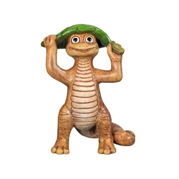 NOBBY Aqua Ornaments "EIDECHSE MIT BLATT", 7,5...