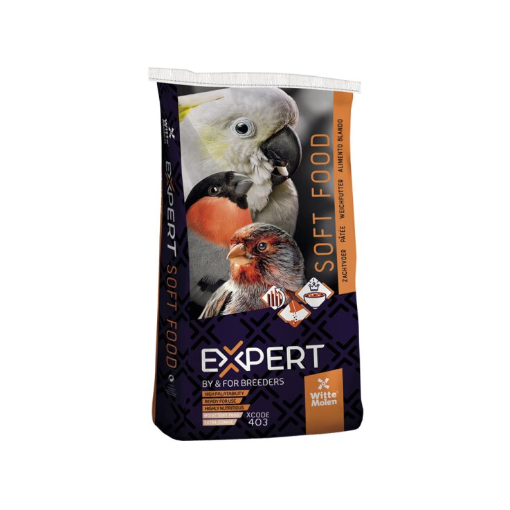 EXPERT Weichfutter für Papageien, extra grob