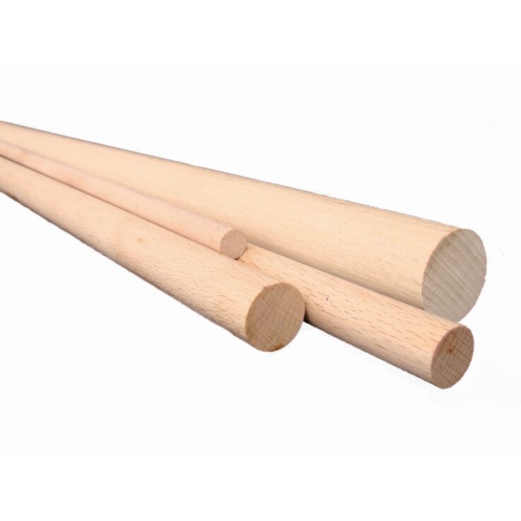 NOBBY Sitzstange-Rundholz aus Buche, L: 1 m, Ø 16 mm