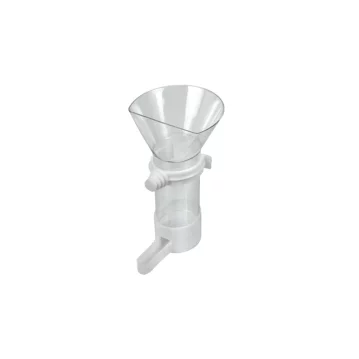 NOBBY Wasser- und Futterspender, wei&szlig;/transparent,...