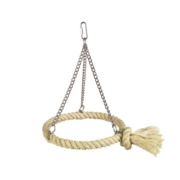 NOBBY Cage Toy, Sisal Schaukel "Ring", natur,...