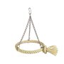 NOBBY Cage Toy, Sisal Schaukel "Ring", natur, 24 x &Oslash; 18 cm