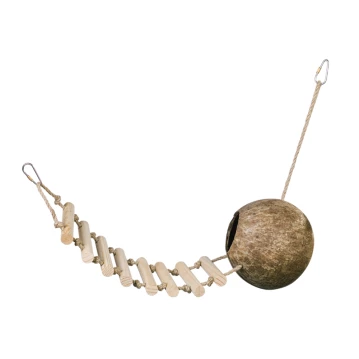 NOBBY Kokosnuss-Haus mit Leiter, 65 cm