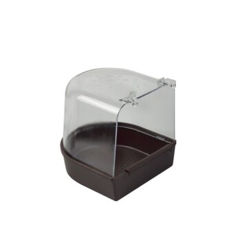 NOBBY Badehaus f&uuml;r Gittert&uuml;r, braun, 14 x 14 x...