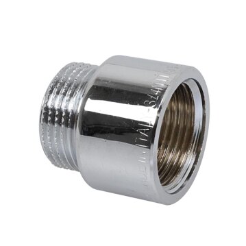 Hahnverlängerung verchromt 3/4 Zoll 20mm