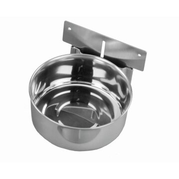 NOBBY Edelstahlnapf mit Befestigung, mit Platte, &Oslash;...