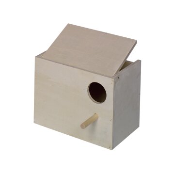 NOBBY Wellensittich Nistkasten, Loch rechts, 22 x 16 x 17 cm