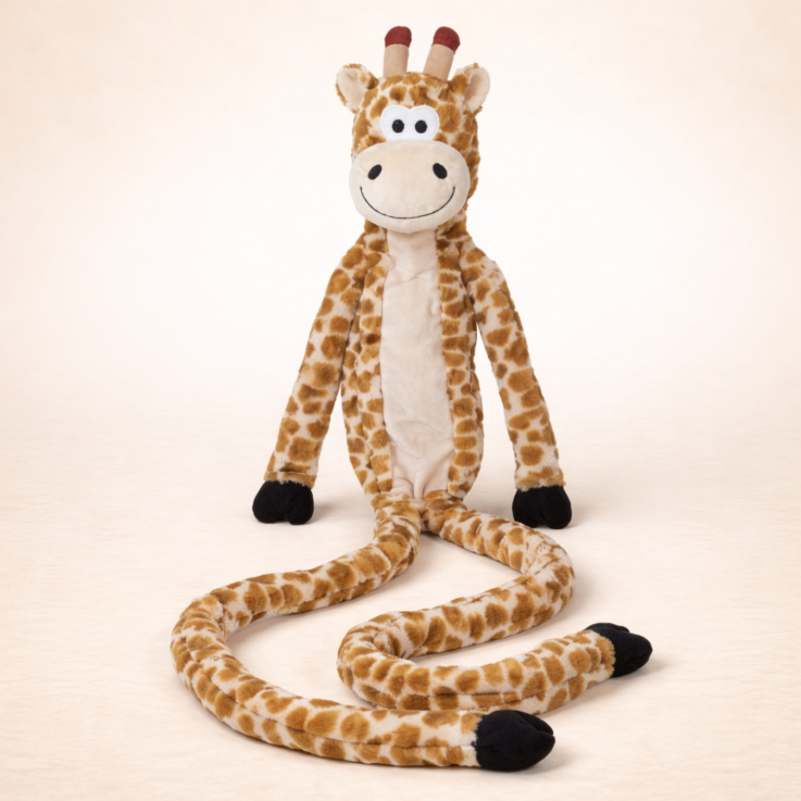 NOBBY Hundespielzeug Plüschtier Giraffe, 113 cm