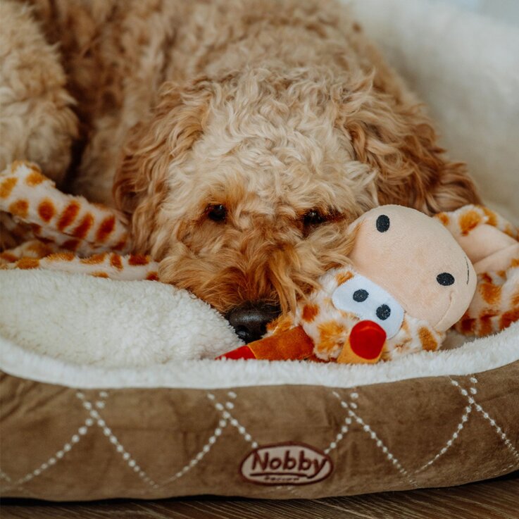 NOBBY Hundespielzeug Plüschtier Giraffe, 113 cm