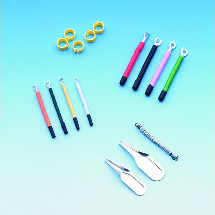 NOBBY  Kunststoff-Ringe für Kanarien, 3 mm