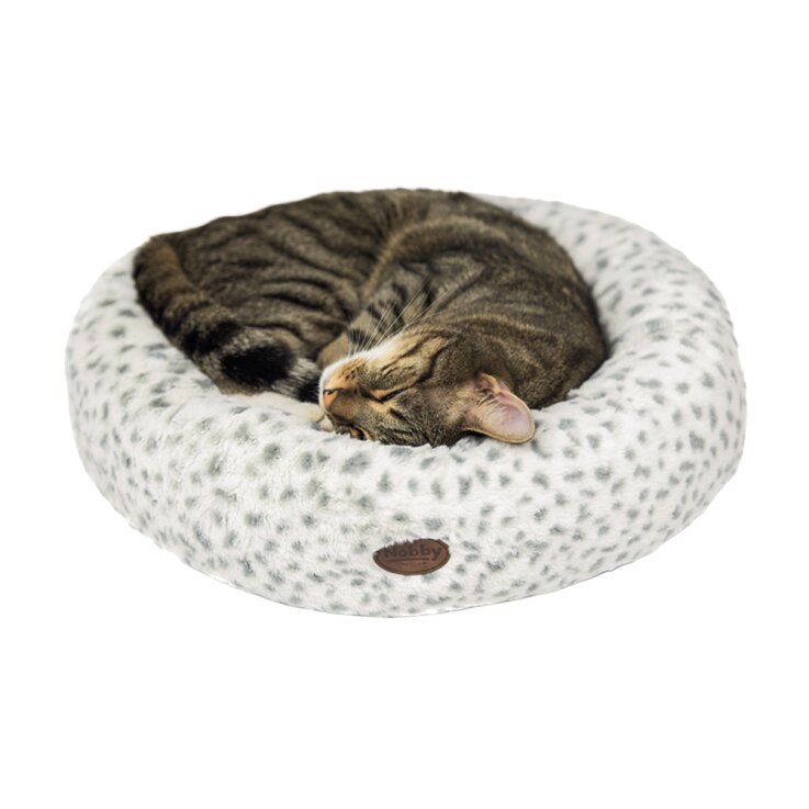 NOBBY Donut "ALANIS", leopard grau, Ø 45 cm