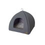 NOBBY Hunde- & Katzenhöhle "CACHO“, graublau, 40 × 40 × 35 cm