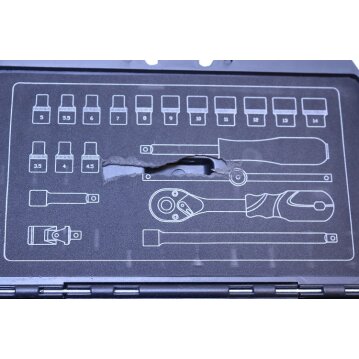 Steckschlüsselsatz YATO 1/4 ", 20 -teilig