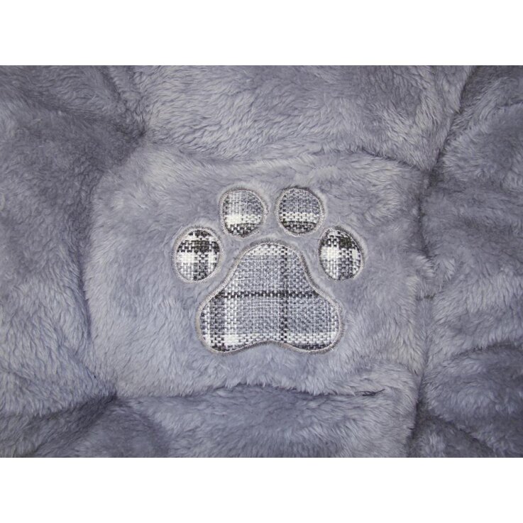 NOBBY Komfortbett rund Classic "KAPU", grau, Ø 70 x 20 cm