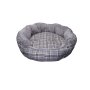 NOBBY Komfortbett rund Classic "KAPU", grau, Ø 70 x 20 cm