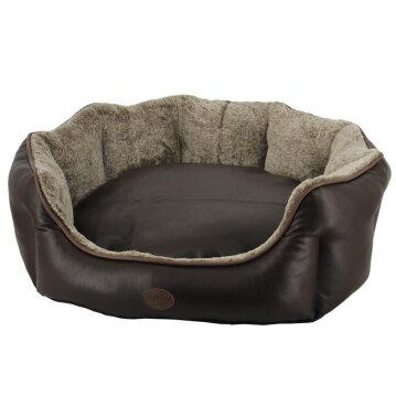 NOBBY Komfortbett oval "TARI", braun