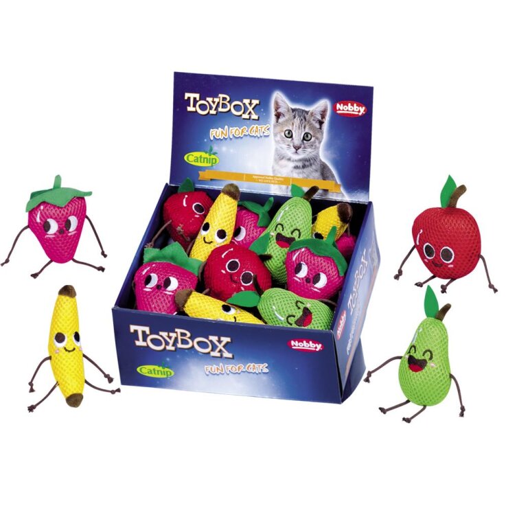 NOBBY Crazy Fruits mit Catnip, 6 - 10,5 cm
