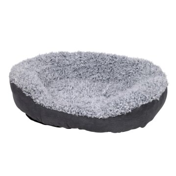 NOBBY Komfortbett oval Classic "NANDA", grau,...