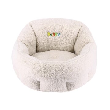 NOBBY Komfortbett oval "Puppy", elfenbeinfarbe,...