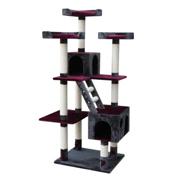 NOBBY Kratzbaum "ORLANDO", bordeaux/anthrazit,...