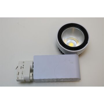 30W LED Euro Track Light COB - Bridgelux Chip 4000K