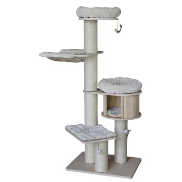 NOBBY Kratzbaum "ODUN", beige, 176 cm hoch