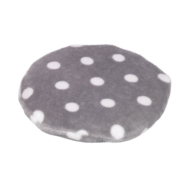 NOBBY Wärmekissen für Mikrowelle, grau gepunktet