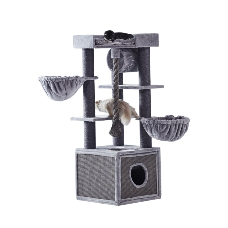 NOBBY Kratzbaum "ADILE", grau, 166 cm hoch