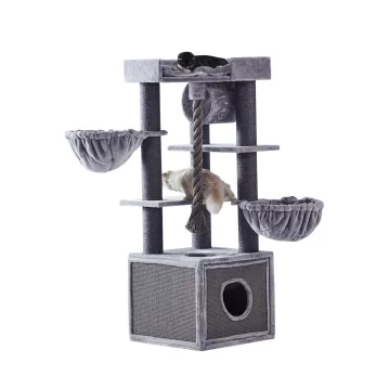 NOBBY Kratzbaum "ADILE", grau, 166 cm hoch