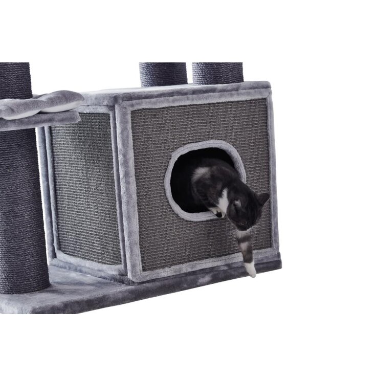 NOBBY Kratzbaum "YANKO", grau, 159 cm hoch