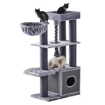 NOBBY Kratzbaum "YANKO", grau, 159 cm hoch