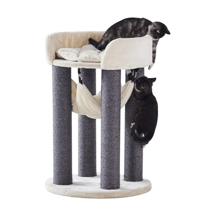 NOBBY Kratzbaum "ELA", cream, 60 x 60 x 89 cm