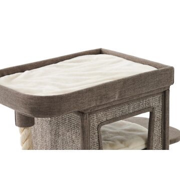 NOBBY Kratzbaum "ULVI", braun Leinenoptik, 80 x...