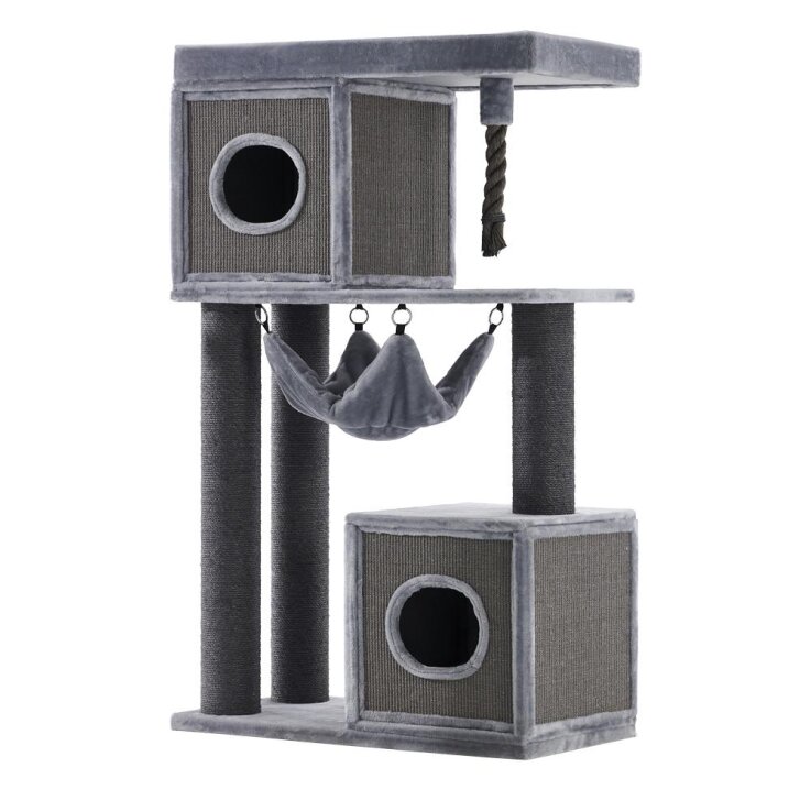 NOBBY Kratzbaum "ANILA", hellgrau, 165 cm