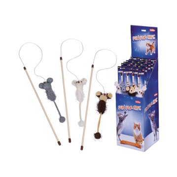 NOBBY Angel mit Plüschmaus, 75 cm