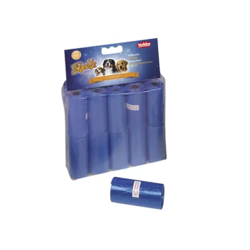 NOBBY TidyUp Kotbeutel Vorratspack, blau, 20 Rollen