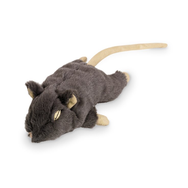 NOBBY  Plüsch MAUS, grau, 19 cm