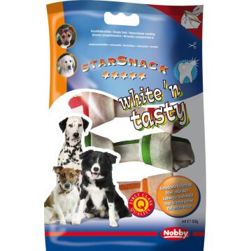 Hunde - Kauartikel NOBBY White´n Tasty Kauknoten...