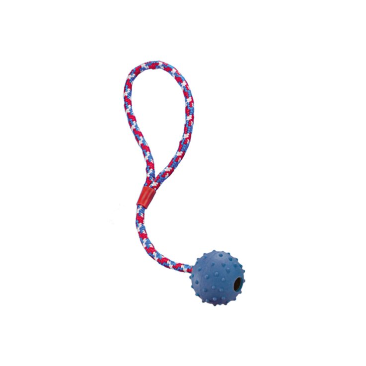 NOBBY Rubber Line Ball mit Glocke und Seil
