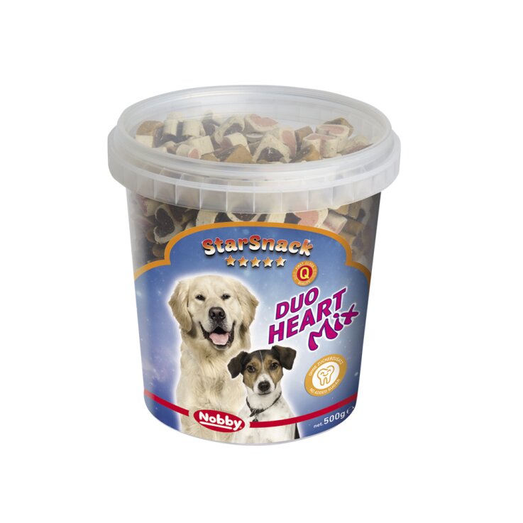 Hunde - Leckerli NOBBY StarSnack "Duo Heart Mix", 500 g