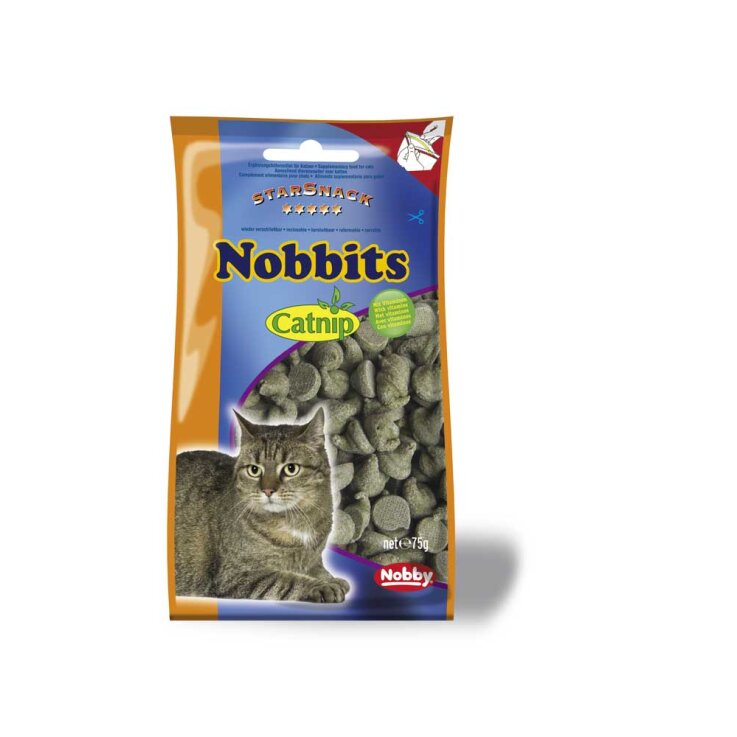 Katzen - Snacks NOBBY Nobbits Catnip, 75 g
