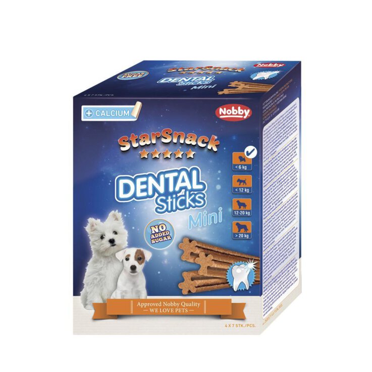 Hunde - Kauartikel NOBBY StarSnack "Dental Sticks", mini