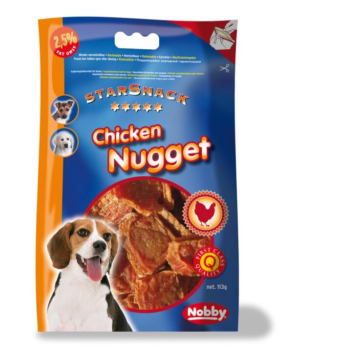 Nobby StarSnack Chicken Nugget, 375 g